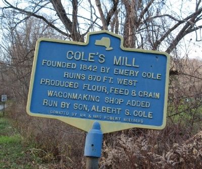 Coles Mill Marker image. Click for full size.