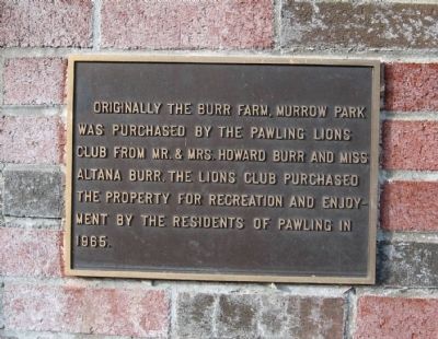Murrow Park Marker image. Click for full size.