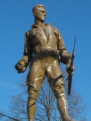 Closeup of Soldier on the Monument. Click for full size. Closeup of Soldier on the Monument image. Click for full size.
