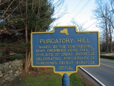 Purgatory Hill Marker. Click for full size. Purgatory Hill Marker image. Click for full size.