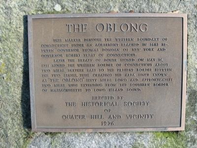 The Oblong Marker. Click for full size. The Oblong Marker image. Click for full size.