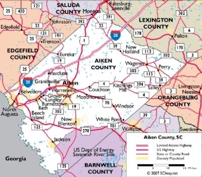 Map of Aiken County image. Click for full size.