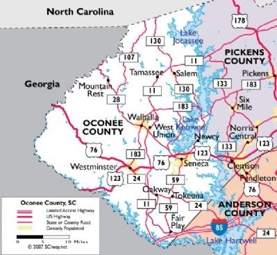 Oconee County. Click for full size. Oconee County image. Click for full size.