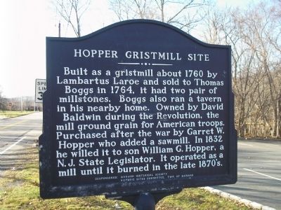 Hopper Gristmill Site Marker image. Click for full size.