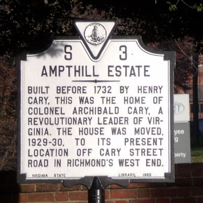 Ampthill Estate Marker image. Click for full size.