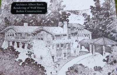 London's Dream House: Architect Albert Farr's Rendering of Wolf House Before Construction image. Click for full size.