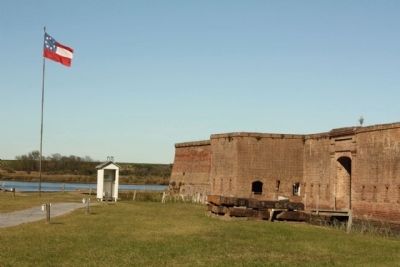Fort Jackson. Click for full size. Fort Jackson image. Click for full size.