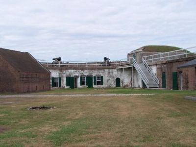 Inside Fort Jackson, Magazine area. Click for full size. Inside Fort Jackson, Magazine area image. Click for full size.