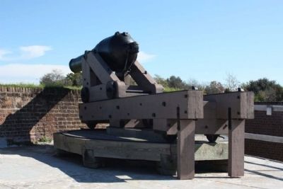 Fort Jackson Cannon. Click for full size. Fort Jackson Cannon image. Click for full size.