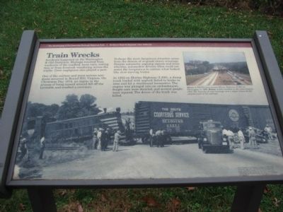 Train Wrecks Marker image. Click for full size.