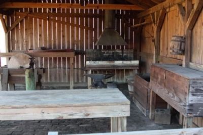 Fort Jackson Blacksmith shop, like this, similar of the times. Click for full size. Fort Jackson Blacksmith shop, like this, similar of the times image. Click for full size.