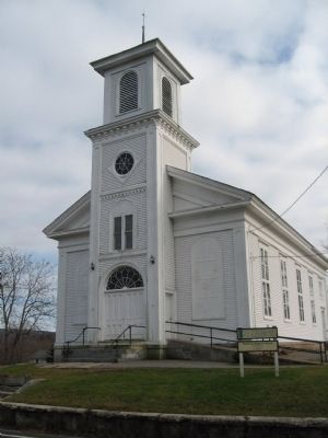 Patterson Baptist Church and Marker image. Click for full size.