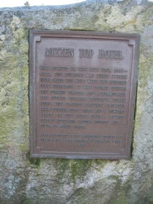 Mizzen Top Hotel Marker image. Click for full size.