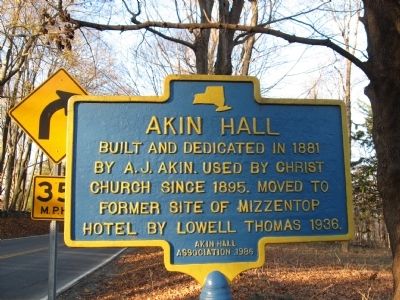Akin Hall Marker image. Click for full size.