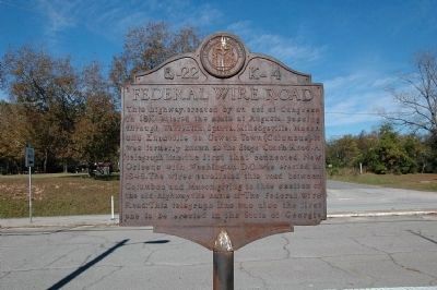 Federal Wire Road Marker image. Click for full size.