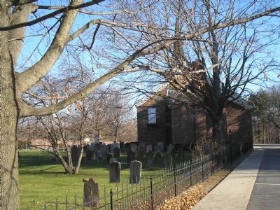 Churchyard of the Old Paramus Reformed Church image. Click for full size.