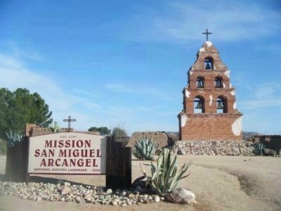 Mission San Miguel Arcangel Campanario image. Click for full size.