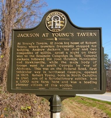 Jackson at Young's Tavern Marker image. Click for full size.