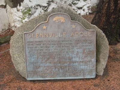 Glennville Adobe Marker. Click for full size. Glennville Adobe Marker image. Click for full size.