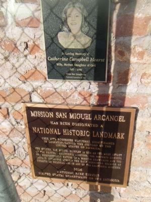 Mission San Miguel Arcangel Marker image. Click for full size.