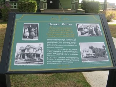 Howell House Marker image. Click for full size.