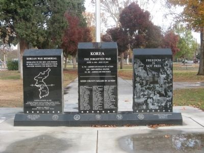Kern County Korean War Memorial image. Click for full size.