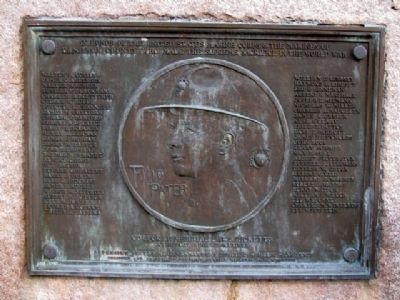 Corporal Merrill Laws Ricketts Marine Corps Memorial Marker image. Click for full size.