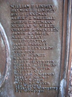 Ricketts Marine Corps Memorial Honored Dead (Part B). Click for full size. Ricketts Marine Corps Memorial Honored Dead (Part B) image. Click for full size.