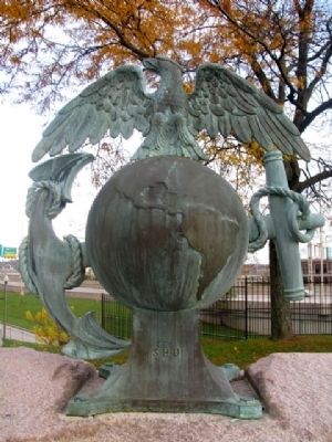 Ricketts Marine Corps Memorial Sculpture image. Click for full size.