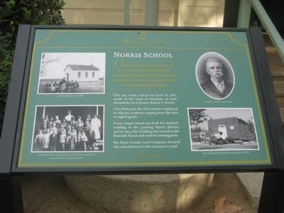 Norris School Marker. Click for full size. Norris School Marker image. Click for full size.
