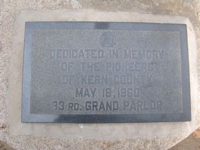 Native Sons of the Golden West Dedication Plaque image. Click for full size.