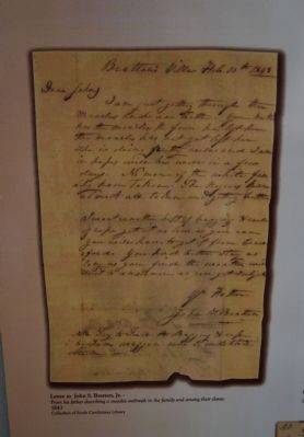 Letter to John S. Bratton Jr.. Click for full size. Letter to John S. Bratton Jr. image. Click for full size.