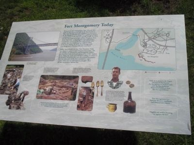 Fort Montgomery Today Marker. Click for full size. Fort Montgomery Today Marker image. Click for full size.