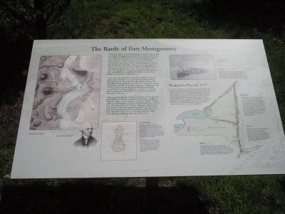 The Battle of Fort Montgomery Marker image. Click for full size.