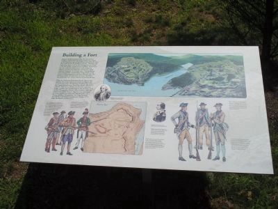 Building a Fort Marker. Click for full size. Building a Fort Marker image. Click for full size.