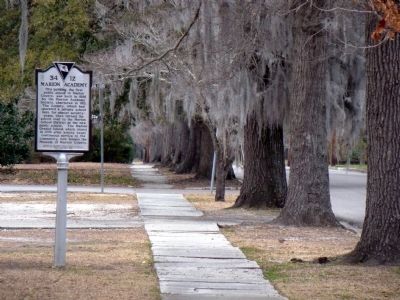 Marion Academy Marker. Click for full size. Marion Academy Marker image. Click for full size.