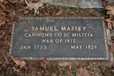 Samuel Massey's Military Marker. Click for full size. Samuel Massey's Military Marker image. Click for full size.