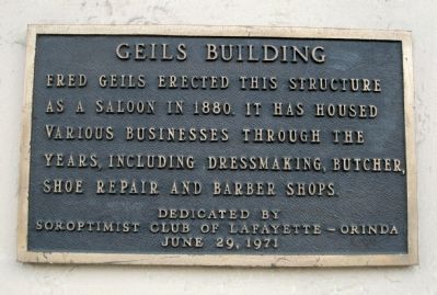 Geils Building Marker image. Click for full size.