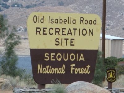 Old Isabella Road Recreation Area Sign image. Click for full size.