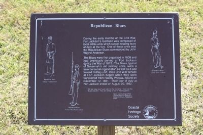 Republican Blues Marker. Click for full size. Republican Blues Marker image. Click for full size.