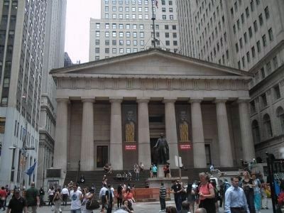 Federal Hall on Wall Street image. Click for full size.