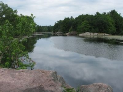 Little Wolf River / Big Falls Pond image. Click for full size.
