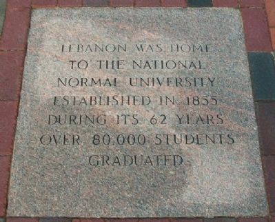National Normal University Marker image. Click for full size.