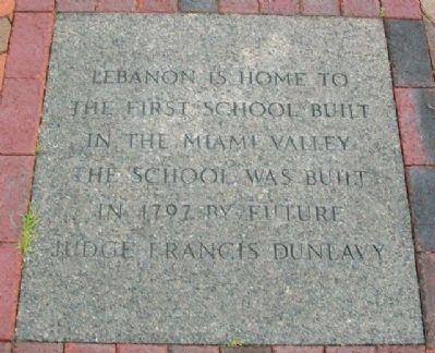First School in Miami Valley Marker image. Click for full size.
