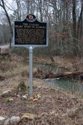 The Cahaba Heart River Of Alabama Marker image. Click for full size.