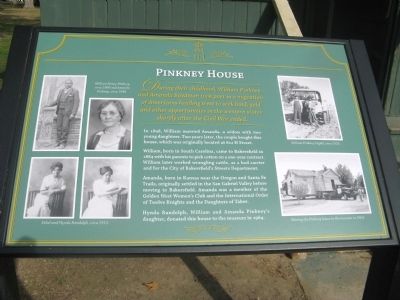 Pinkney House Marker image. Click for full size.