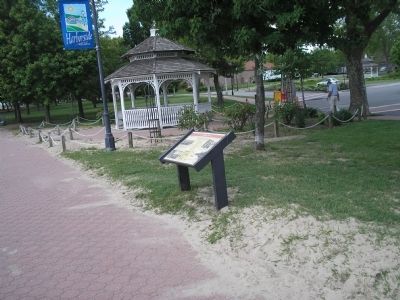 Marker on the Perth Amboy Waterfront. Click for full size. Marker on the Perth Amboy Waterfront image. Click for full size.