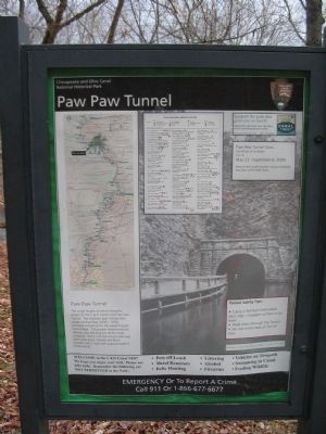 Paw Paw Tunnel Information Kiosk image. Click for full size.