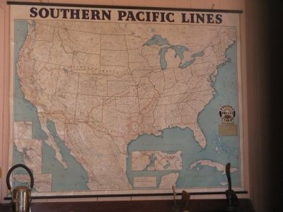 Southern Pacific Railroad National Map image. Click for full size.