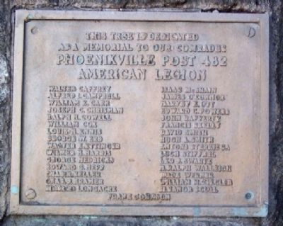 American Legion Post 482 War Memorial Marker. Click for full size. American Legion Post 482 War Memorial Marker image. Click for full size.
